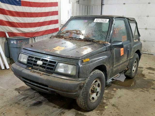 2CNBJ186XT6951849 - 1996 GEO TRACKER BLACK photo 2