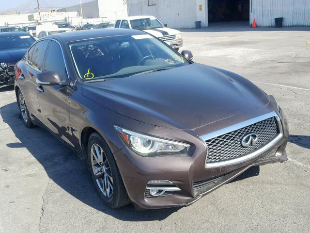 JN1EV7AP6HM740848 - 2017 INFINITI Q50 PREMIU BROWN photo 1