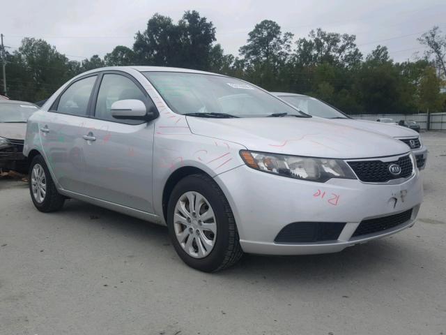 KNAFU4A26B5449787 - 2011 KIA FORTE EX SILVER photo 1