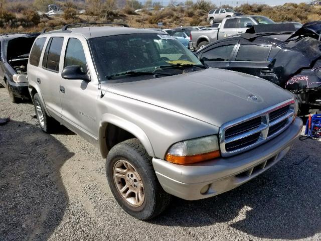 1B4HS28N81F595412 - 2001 DODGE DURANGO TAN photo 1