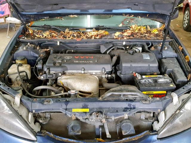 4T1BE32K22U585357 - 2002 TOYOTA CAMRY LE BLUE photo 7
