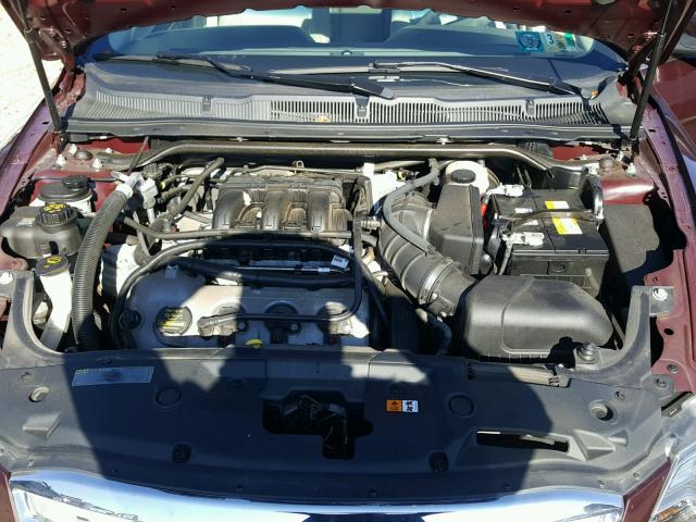 1FAHP2EW9BG152480 - 2011 FORD TAURUS SEL BURGUNDY photo 7