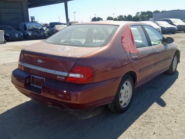 1N4DL01D91C146526 - 2001 NISSAN ALTIMA XE RED photo 4