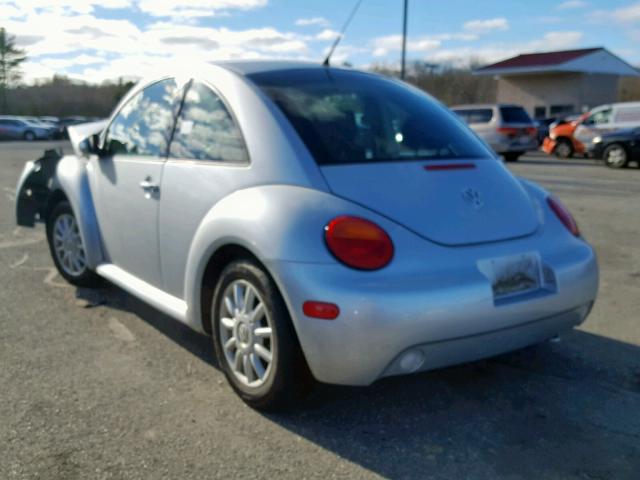 3VWCK31C74M414877 - 2004 VOLKSWAGEN NEW BEETLE SILVER photo 3