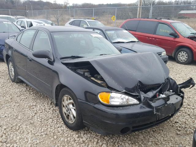 1G2NE52FX4M596291 - 2004 PONTIAC GRAND AM S BLACK photo 1