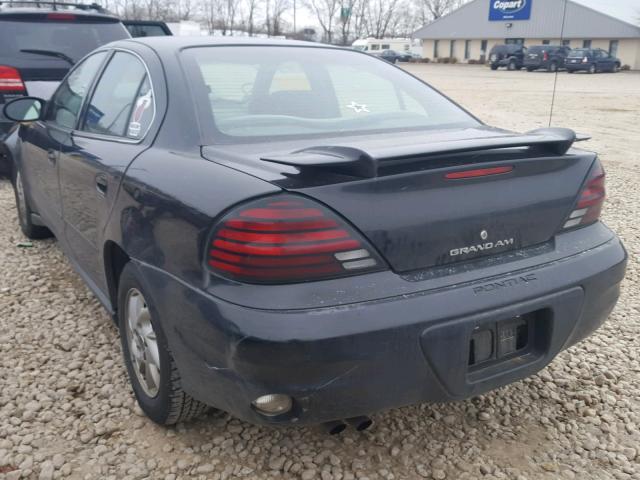 1G2NE52FX4M596291 - 2004 PONTIAC GRAND AM S BLACK photo 3