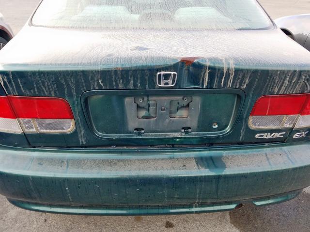 1HGEJ8249XL001109 - 1999 HONDA CIVIC EX GREEN photo 9