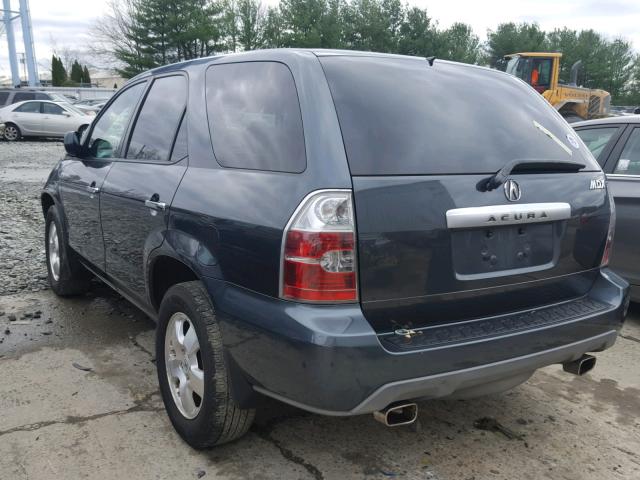 2HNYD18256H545354 - 2006 ACURA MDX CHARCOAL photo 3