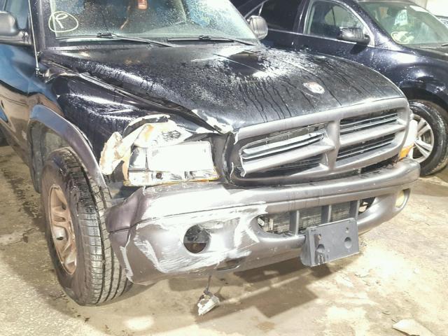 1B4HS38N02F152890 - 2002 DODGE DURANGO SP BLACK photo 9