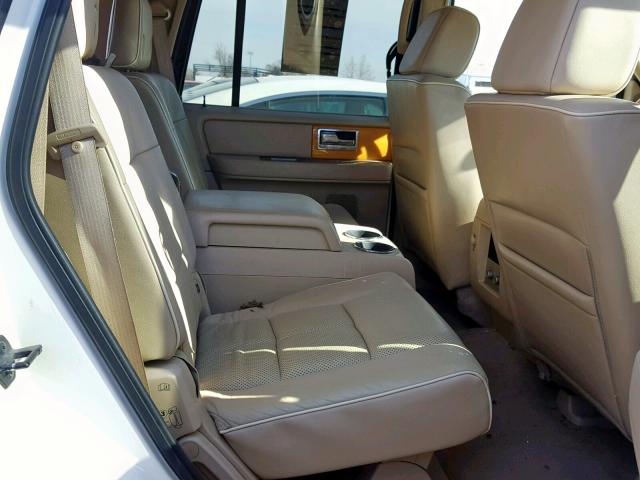 5LMFU27577LJ08936 - 2007 LINCOLN NAVIGATOR 白色 照片 6