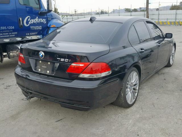 WBAHL83568DT11272 - 2008 BMW 750 I BLACK photo 4