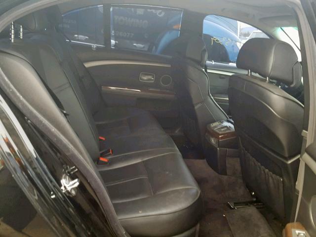 WBAHL83568DT11272 - 2008 BMW 750 I BLACK photo 6