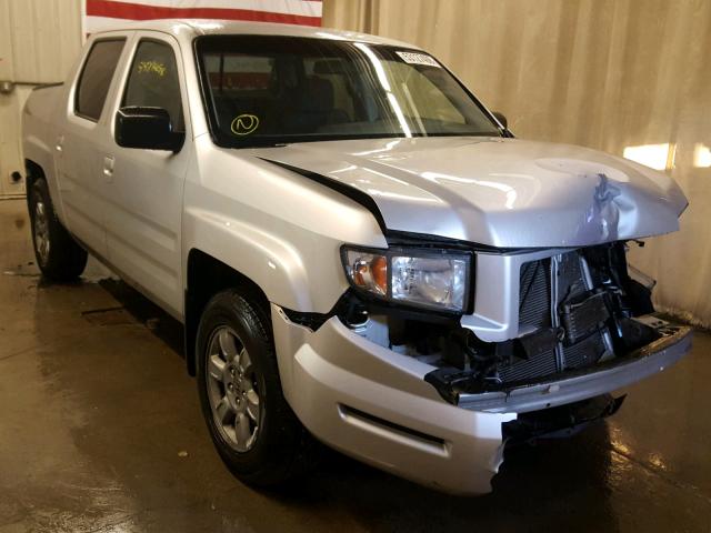 2HJYK16378H522065 - 2008 HONDA RIDGELINE SILVER photo 1