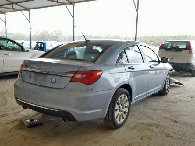 1C3CCBAG4EN101553 - 2014 CHRYSLER 200 LX BLUE photo 4