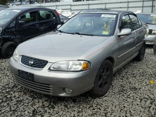 3N1BB51D71L106566 - 2001 NISSAN SENTRA SE BROWN photo 2