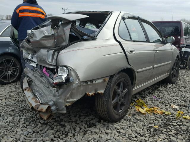 3N1BB51D71L106566 - 2001 NISSAN SENTRA SE BROWN photo 4