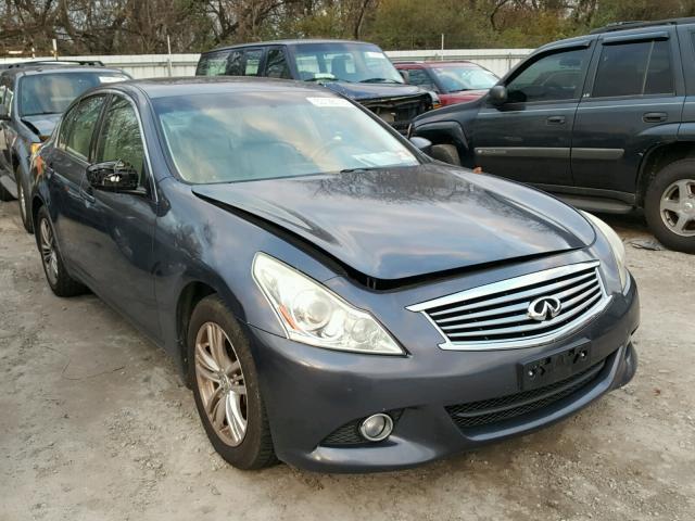 JN1CV6AR5AM251785 - 2010 INFINITI G37 BLUE photo 1