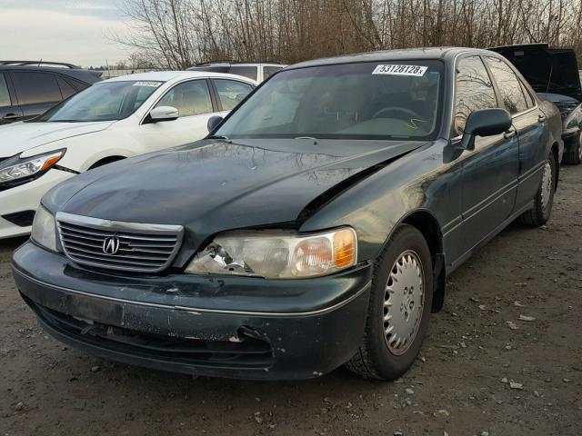 JH4KA9655VC800116 - 1997 ACURA 3.5RL GREEN photo 2