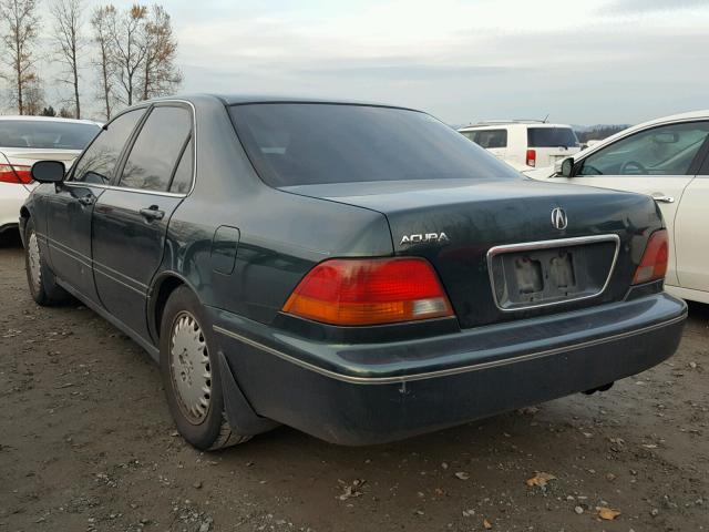 JH4KA9655VC800116 - 1997 ACURA 3.5RL GREEN photo 3