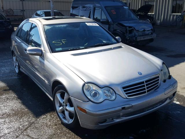 WDBRF40J15F660444 - 2005 MERCEDES-BENZ C 230K SPO SILVER photo 1