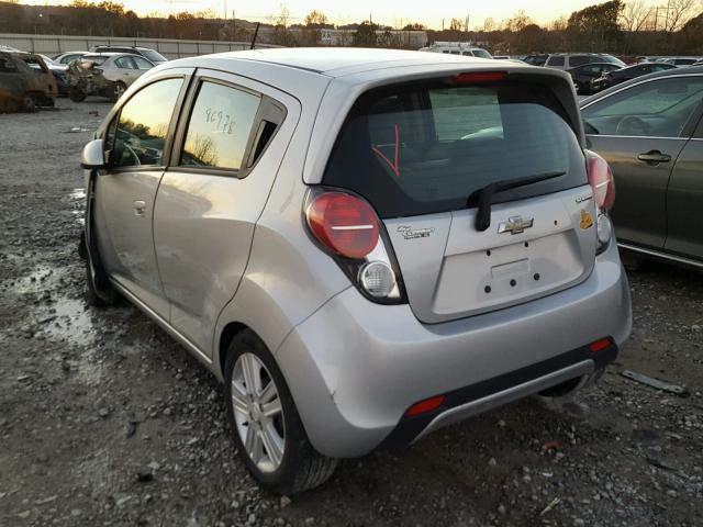 KL8CB6S93DC515271 - 2013 CHEVROLET SPARK LS SILVER photo 3