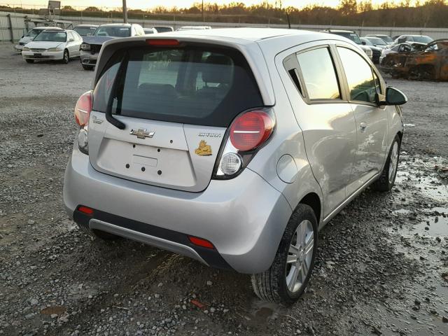 KL8CB6S93DC515271 - 2013 CHEVROLET SPARK LS SILVER photo 4