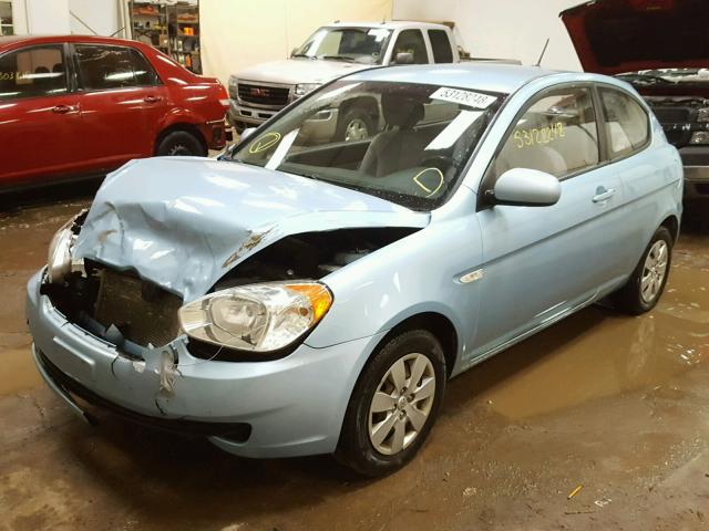 KMHCM3AC5BU200701 - 2011 HYUNDAI ACCENT GL BLUE photo 2