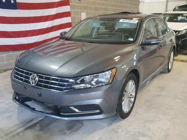 1VWBT7A38GC052421 - 2016 VOLKSWAGEN PASSAT SE GRAY photo 2