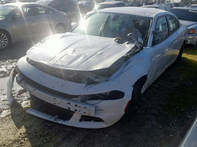 2C3CDXAT0GH310596 - 2016 DODGE CHARGER PO WHITE photo 2