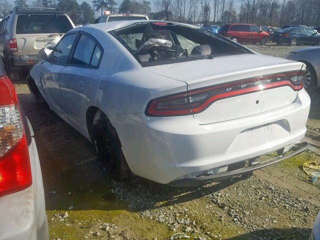 2C3CDXAT0GH310596 - 2016 DODGE CHARGER PO WHITE photo 3
