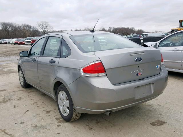 1FAHP34N78W289365 - 2008 FORD FOCUS S/SE GOLD photo 3