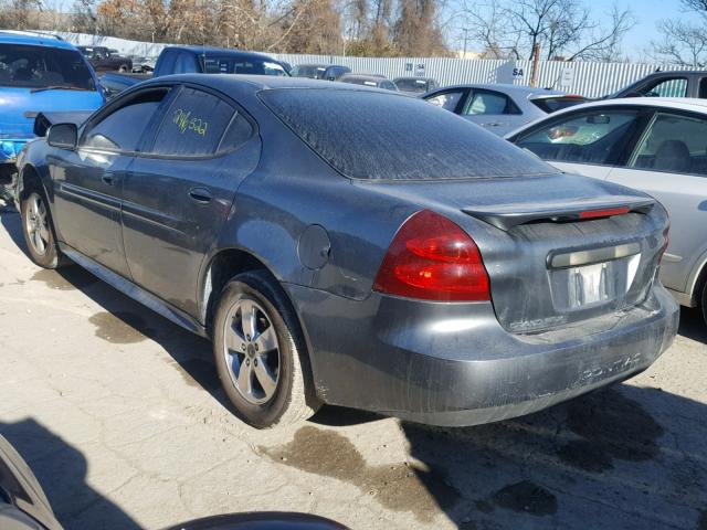 2G2WP522251348836 - 2005 PONTIAC GRAND PRIX GRAY photo 3