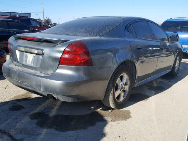 2G2WP522251348836 - 2005 PONTIAC GRAND PRIX GRAY photo 4