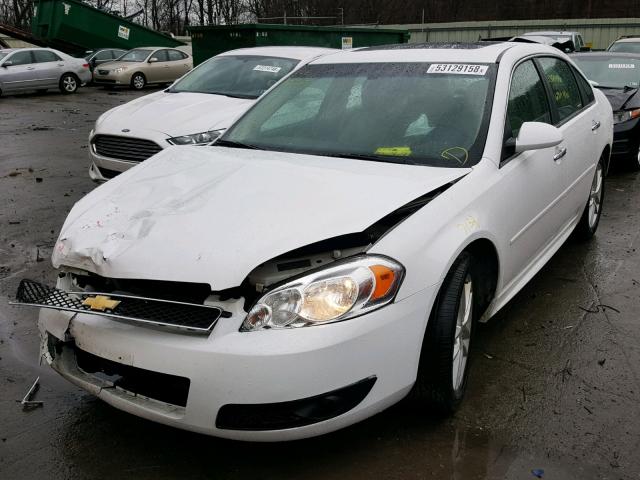 2G1WC5E3XF1152424 - 2015 CHEVROLET IMPALA LIM WHITE photo 2