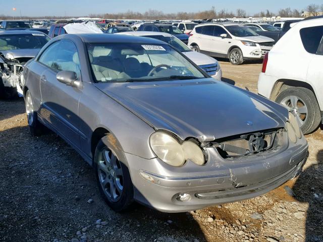 WDBTJ65J94F082164 - 2004 MERCEDES-BENZ CLK 320C GRAY photo 1