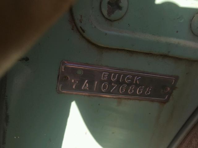 7A1076868 - 1954 BUICK ROADMASTER GREEN photo 10