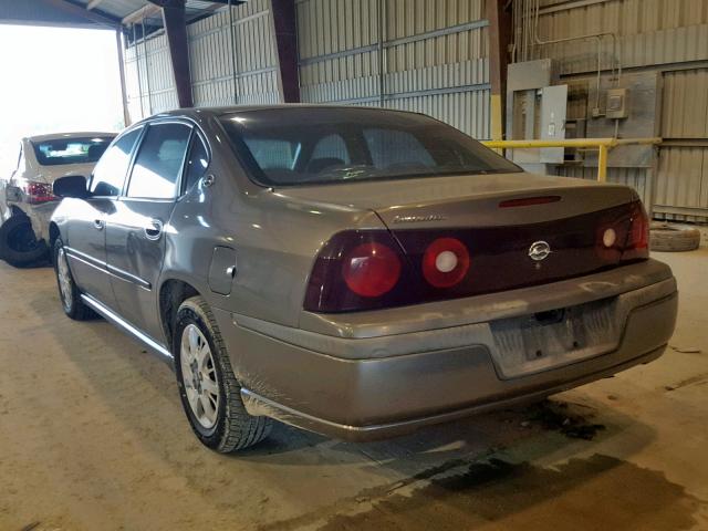 2G1WF52E719331348 - 2001 CHEVROLET IMPALA GRAY photo 3