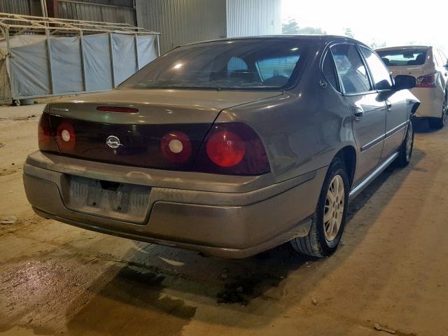 2G1WF52E719331348 - 2001 CHEVROLET IMPALA GRAY photo 4