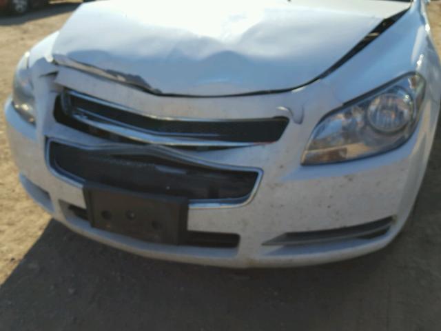 1G1ZC5E0XAF216529 - 2010 CHEVROLET MALIBU 1LT WHITE photo 9