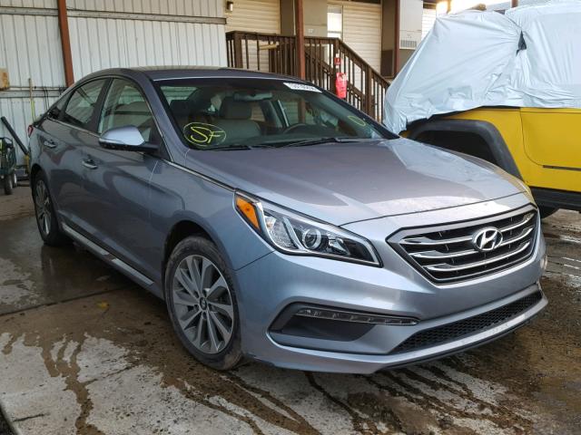 5NPE34AF2GH317279 - 2016 HYUNDAI SONATA SPO SILVER photo 1