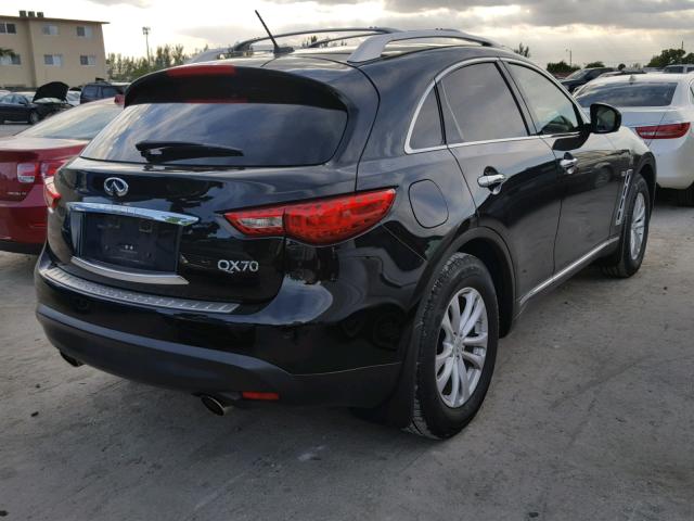 JN8CS1MW3EM412431 - 2014 INFINITI QX70 BLACK photo 4