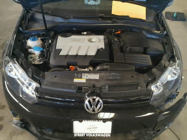WVWNM7AJ8BW139433 - 2011 VOLKSWAGEN GOLF 黑色 照片 7