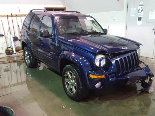 1J4GL58K14W172835 - 2004 JEEP LIBERTY LI BLUE photo 1