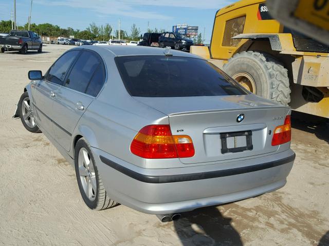 WBAEV53445KM38919 - 2005 BMW 330 I SILVER photo 3