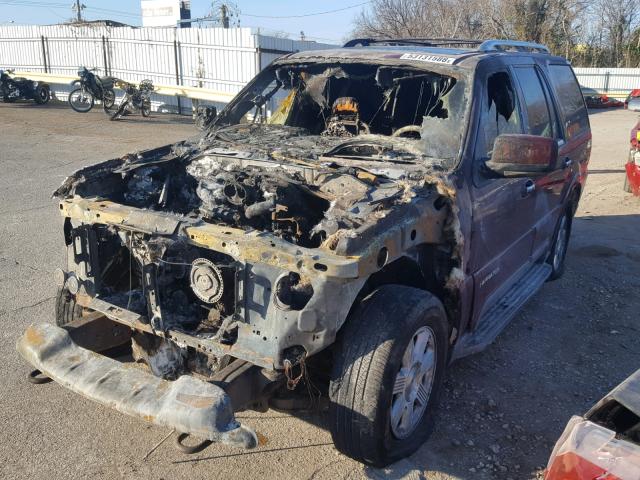 5LMFU28R14LJ19105 - 2004 LINCOLN NAVIGATOR 勃艮第红 照片 2