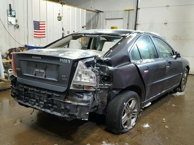 YV1RH592262515865 - 2006 VOLVO S60 2.5T GRAY photo 4