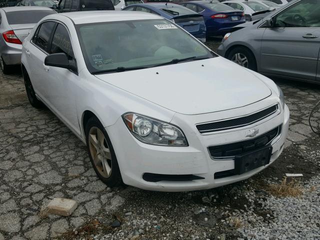 1G1ZB5EB1AF196885 - 2010 CHEVROLET MALIBU LS WHITE photo 1