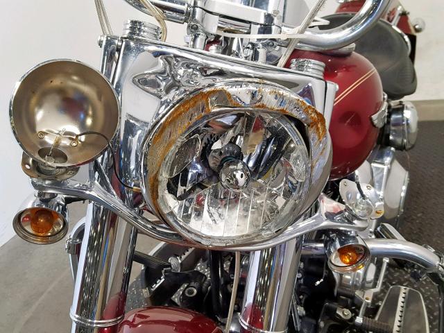 1HD1JDB1X5Y034615 - 2005 HARLEY-DAVIDSON FLSTNI RED photo 10