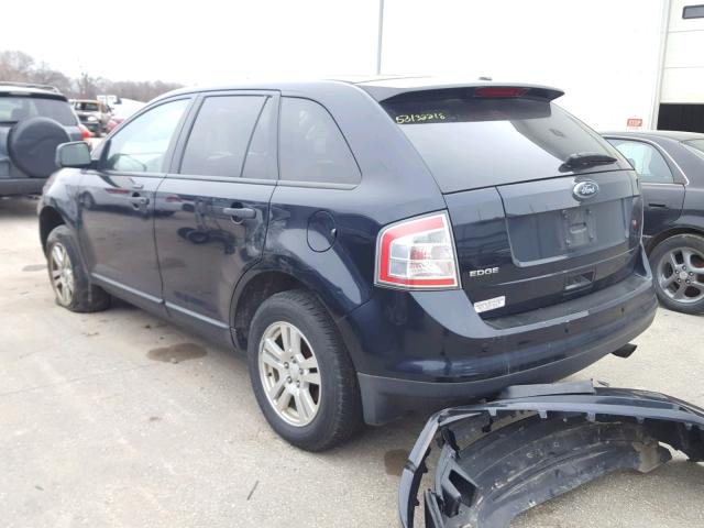 2FMDK36C78BA44095 - 2008 FORD EDGE SE BLACK photo 3