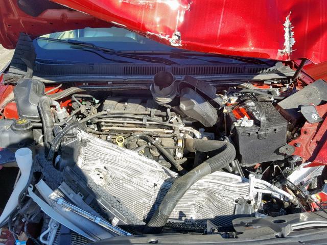 1FAHP2E85GG153179 - 2016 FORD TAURUS SEL RED photo 7